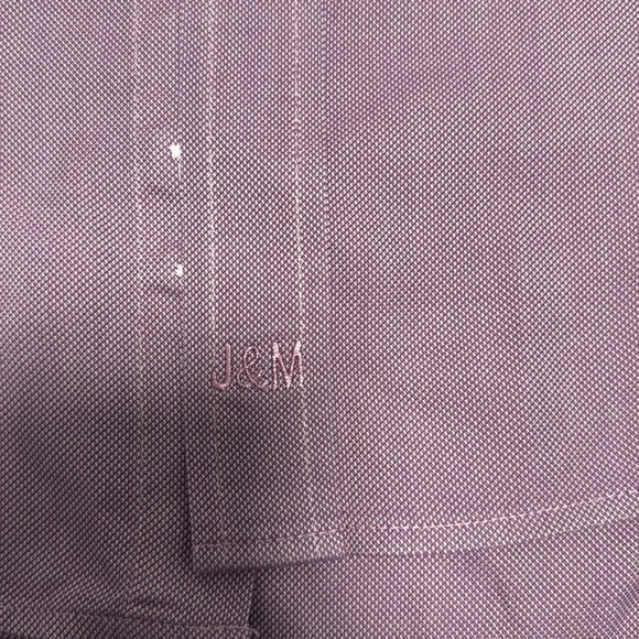 Johnston & Murphy Purple Casual Button Down Shirt - Picture 4 of 10
